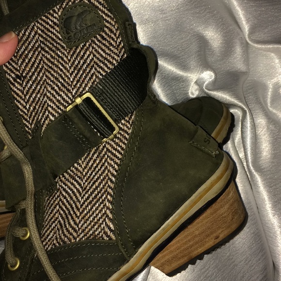 SOREL SLIMBOOT LACE WOMEN'S MAJOR LEATHER BOOTS - Picture 4 of 8